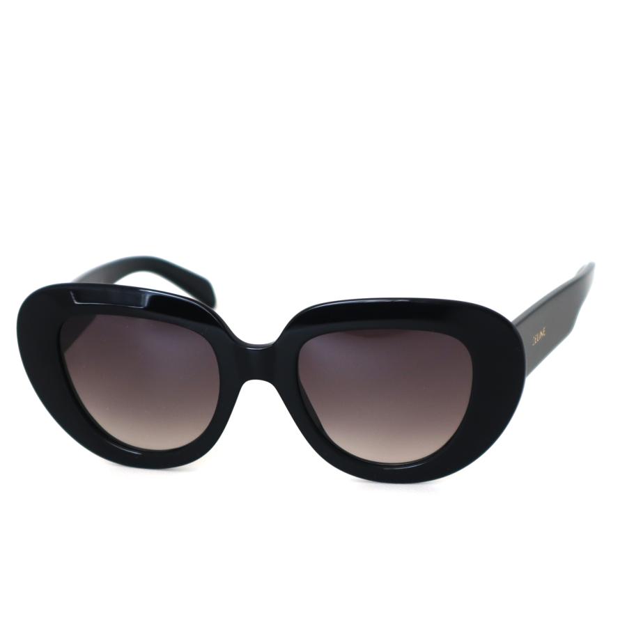 CELINE(セリーヌ) サングラス - CL40130F ダークグレー×ダークブラウン Celine Acetate Square Polarized Sunglasses CL40130F Black 1493731