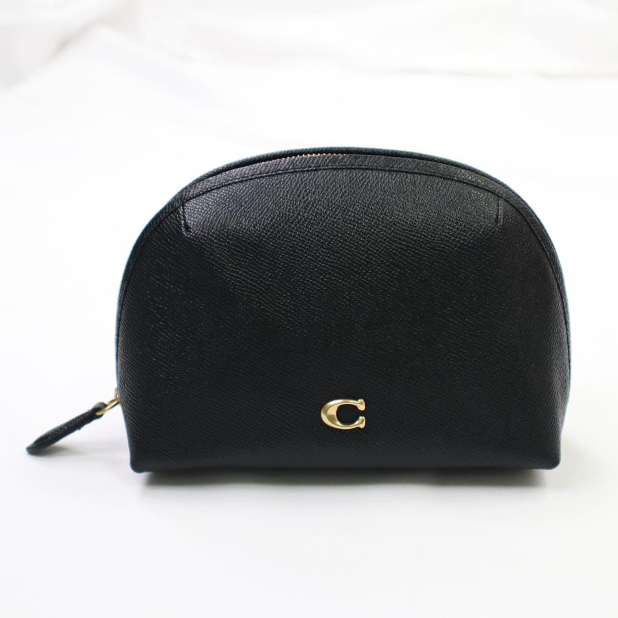 COACH コーチ 化粧ポーチ 小物入れ ロゴ入り BLACK ブラック COACH コーチ 化粧ポーチ 小物入れ ロゴ入り BLACK ブラック