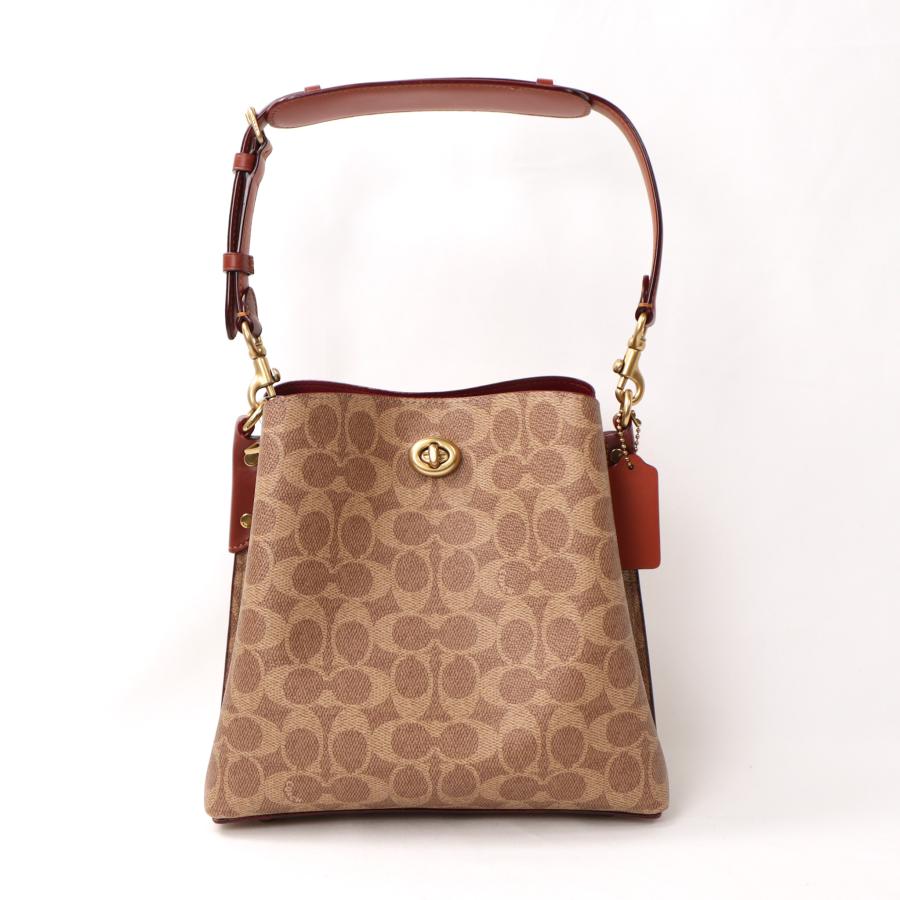 COACH コーチ ウィロウ バケットバッグ ショルダーストラップ付 C3890 