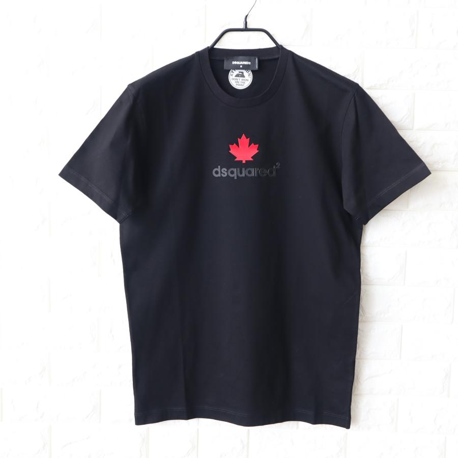 DSQUARED2 Dsquared2 ディースクエアード D2 ロゴ リーフ Tシャツ 