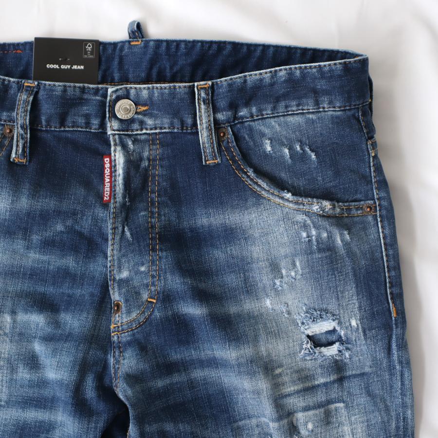 美品 ディースクエア2 Cool Guy Jean ペイントディースク 44 2022 ディースクエアード デニム 44 COOL GUY FIT
