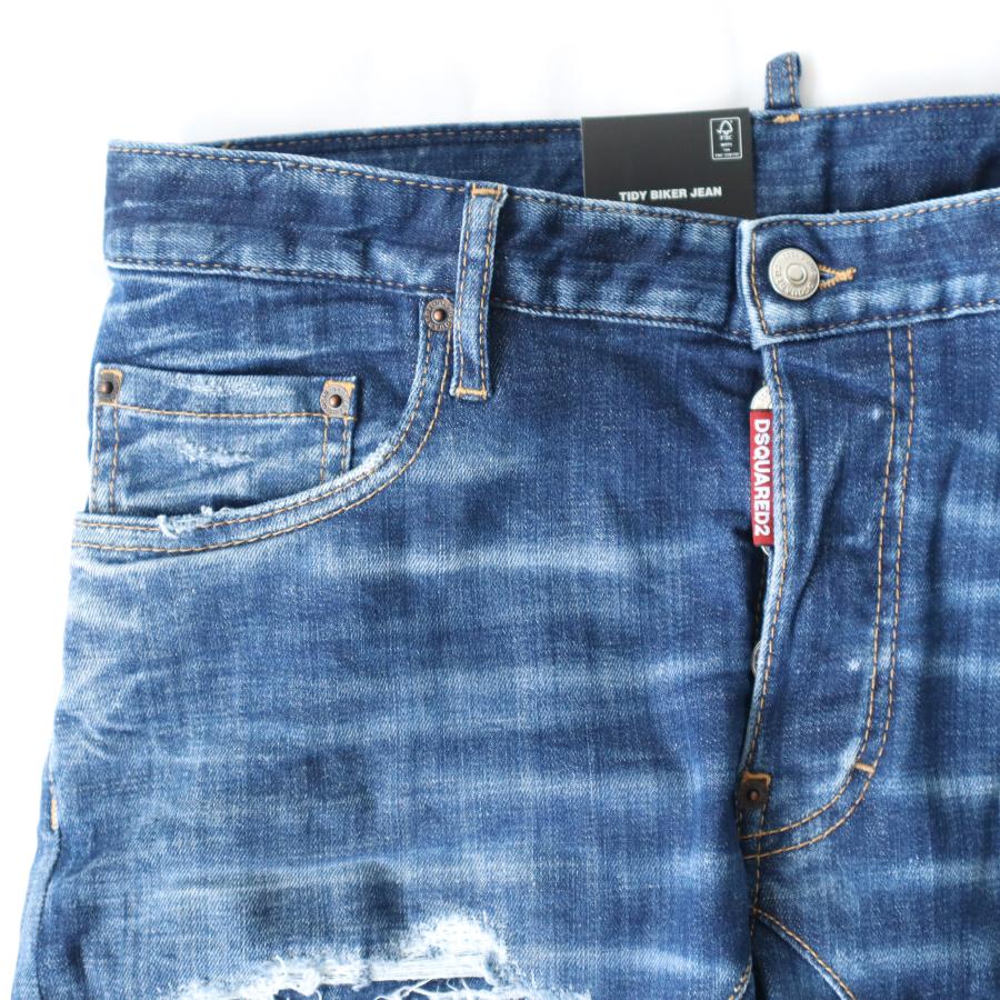DSQUARED2 ディースクエアード デニムパンツ メンズ ブルー DSQUARED2 ディースクエアード デニムパンツ メンズ ブルー