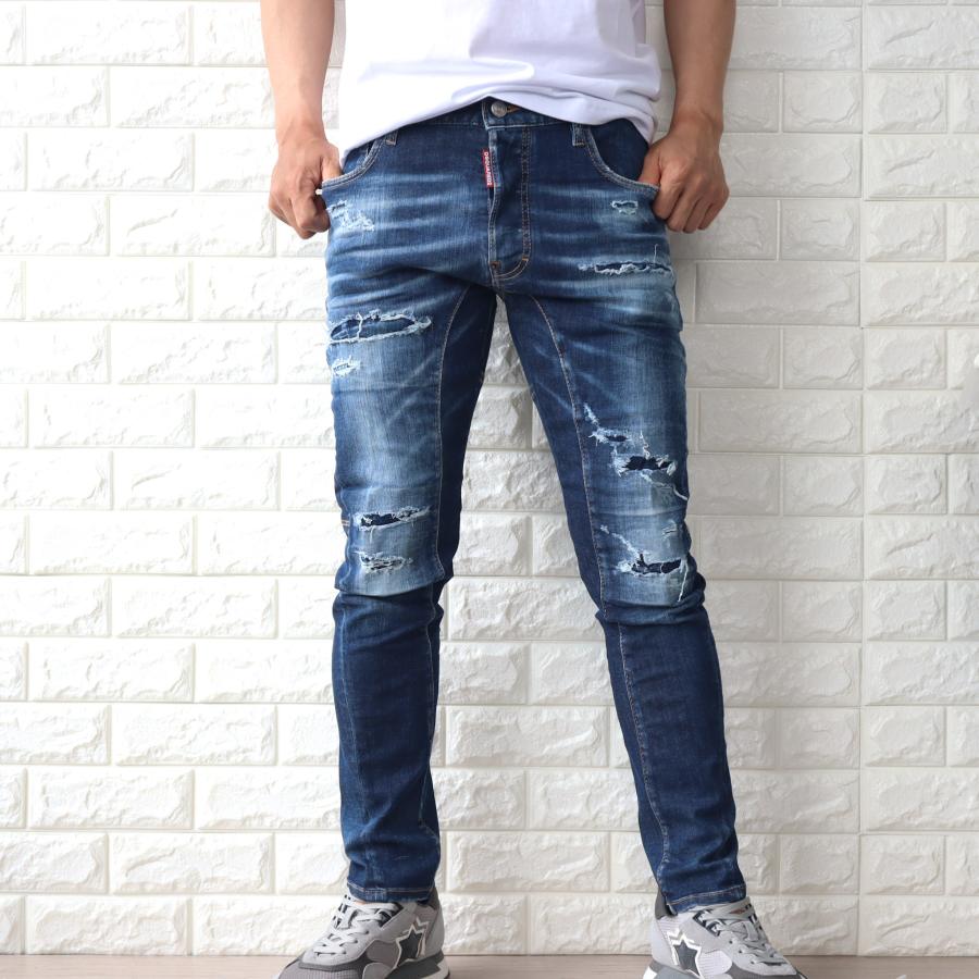 ディースクエアード ジーンズ デニム ジーパン デニムパンツ メンズ D2 TIDY BIKER JEANS S71LB1262S30789｜meraviglie｜03