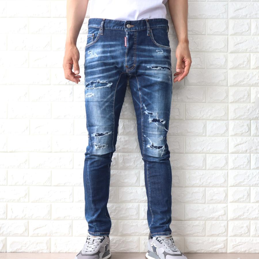 ディースクエアード ジーンズ デニム ジーパン デニムパンツ メンズ D2 TIDY BIKER JEANS S71LB1262S30789｜meraviglie｜07