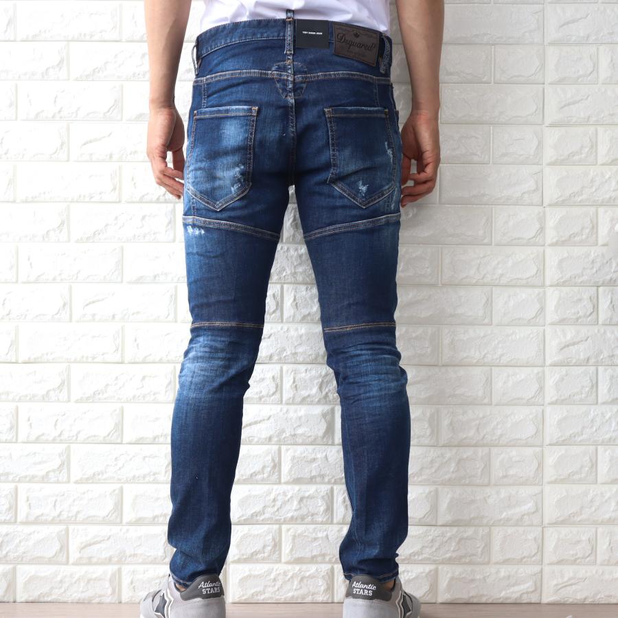 ディースクエアード ジーンズ デニム ジーパン デニムパンツ メンズ D2 TIDY BIKER JEANS S71LB1262S30789｜meraviglie｜08