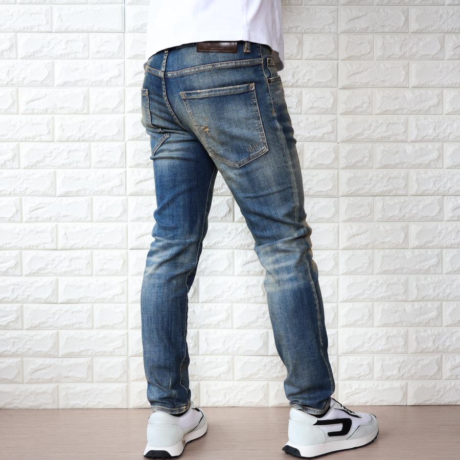 【並行輸入品】ディースクエアード D2 デニム メンズ ブルー スケーター ジーンズ SKATER JEAN S71LB1656 S30872 470の画像