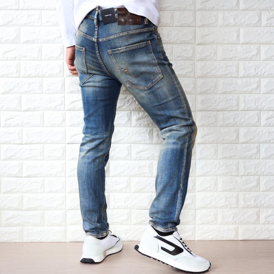 【並行輸入品】ディースクエアード D2 デニム メンズ ブルー スケーター ジーンズ SKATER JEAN S71LB1656 S30872 470の画像