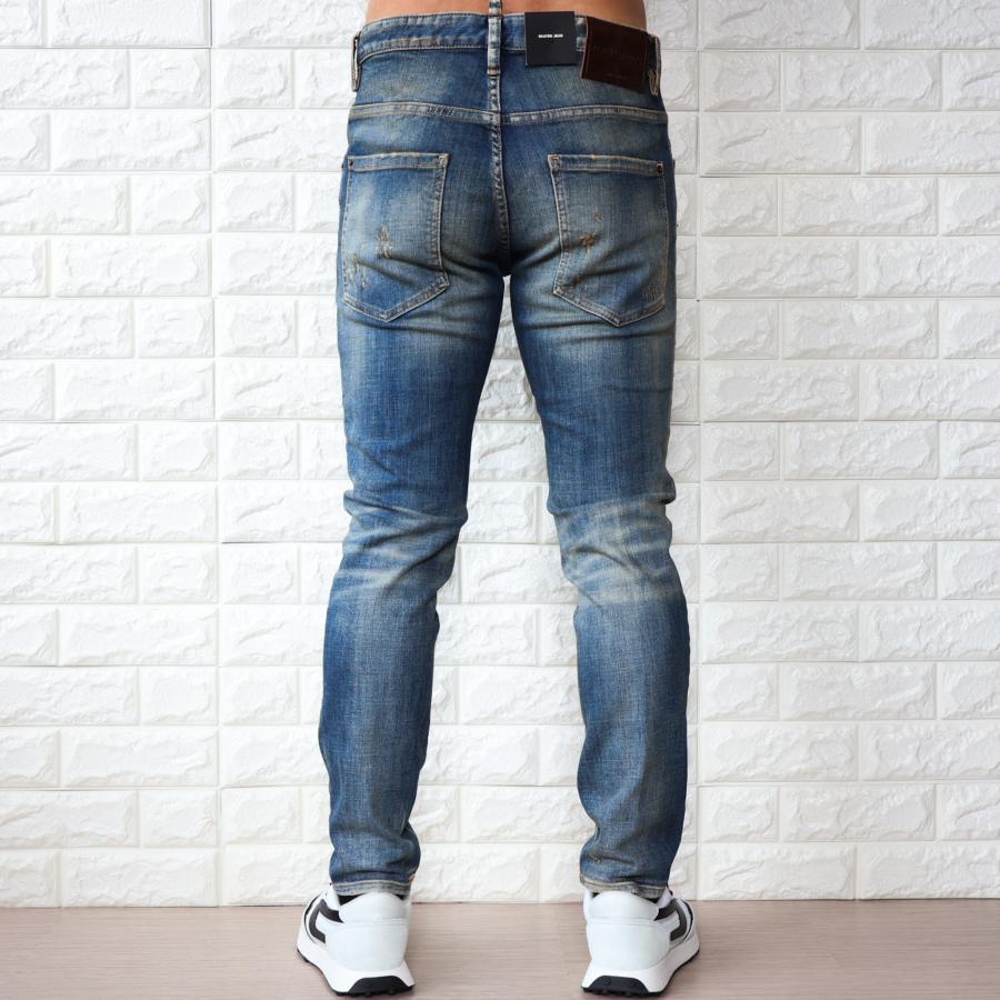 【並行輸入品】ディースクエアード D2 デニム メンズ ブルー スケーター ジーンズ SKATER JEAN S71LB1656 S30872 470の画像