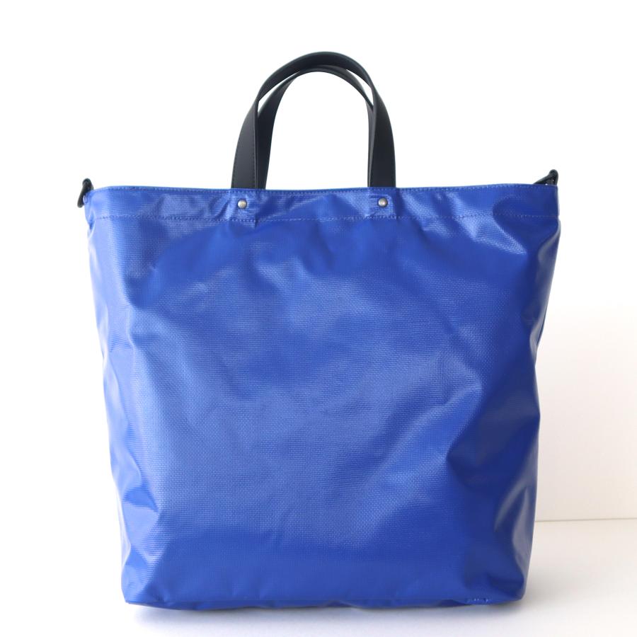 ディーゼル バッグ メンズ ブルー PVC ロゴ トートバッグ ショルダー 
