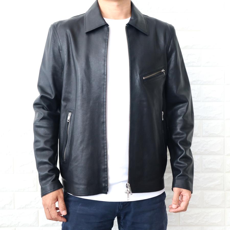DIESEL 訳あり ディーゼル レザー ジャケット メンズ ブラック DIESEL 訳あり ディーゼル レザー ジャケット メンズ ブラック