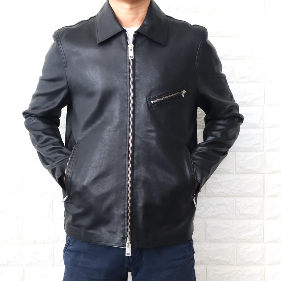 DIESEL ディーゼル レザージャケット メンズ 革ジャン 羊革 DIESEL ディーゼル レザージャケット メンズ 革ジャン 羊革
