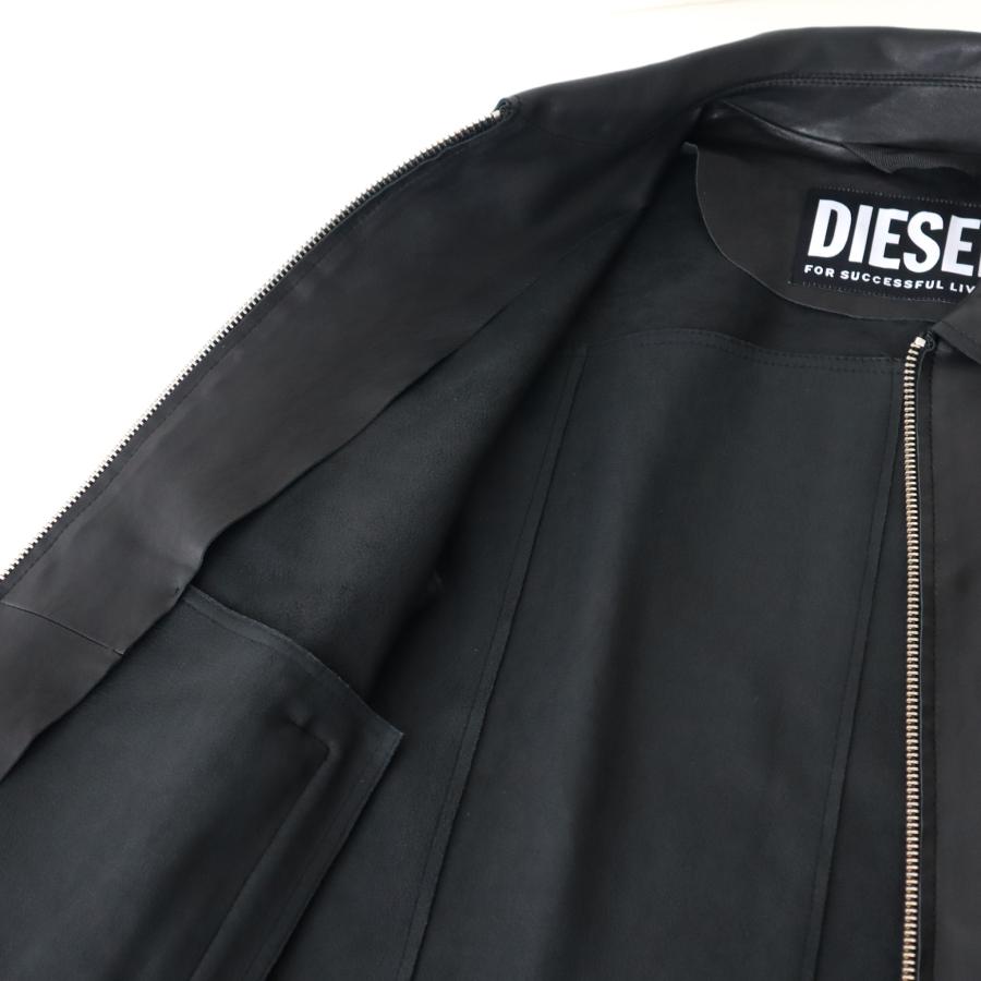 DIESEL ディーゼル レザージャケット メンズ 革ジャン 羊革 DIESEL ディーゼル レザージャケット メンズ 革ジャン 羊革