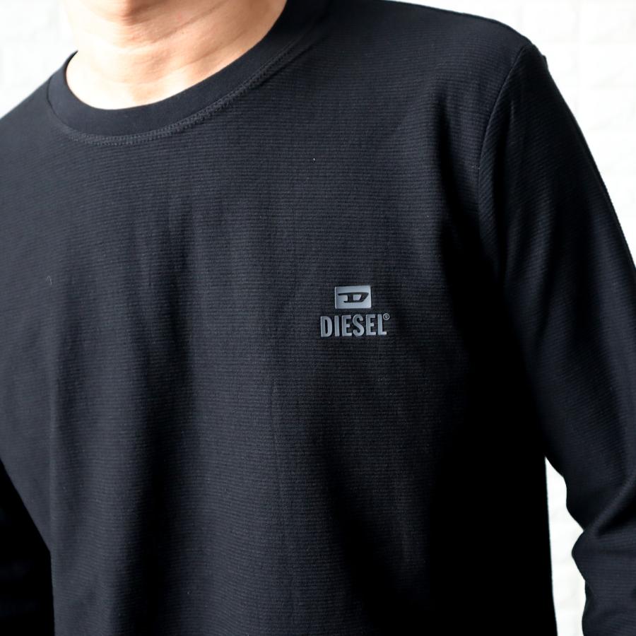 DIESEL ディーゼル ロンT 長袖 Tシャツ メンズ ブラック 黒 T DIESEL ディーゼル ロンT 長袖 Tシャツ メンズ ブラック 黒 T