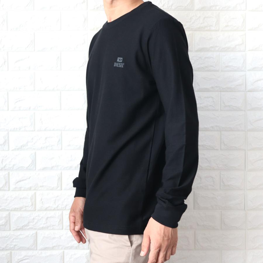 DIESEL ディーゼル ロンT 長袖 Tシャツ メンズ ブラック DIESEL ディーゼル ロンT 長袖 Tシャツ メンズ ブラック