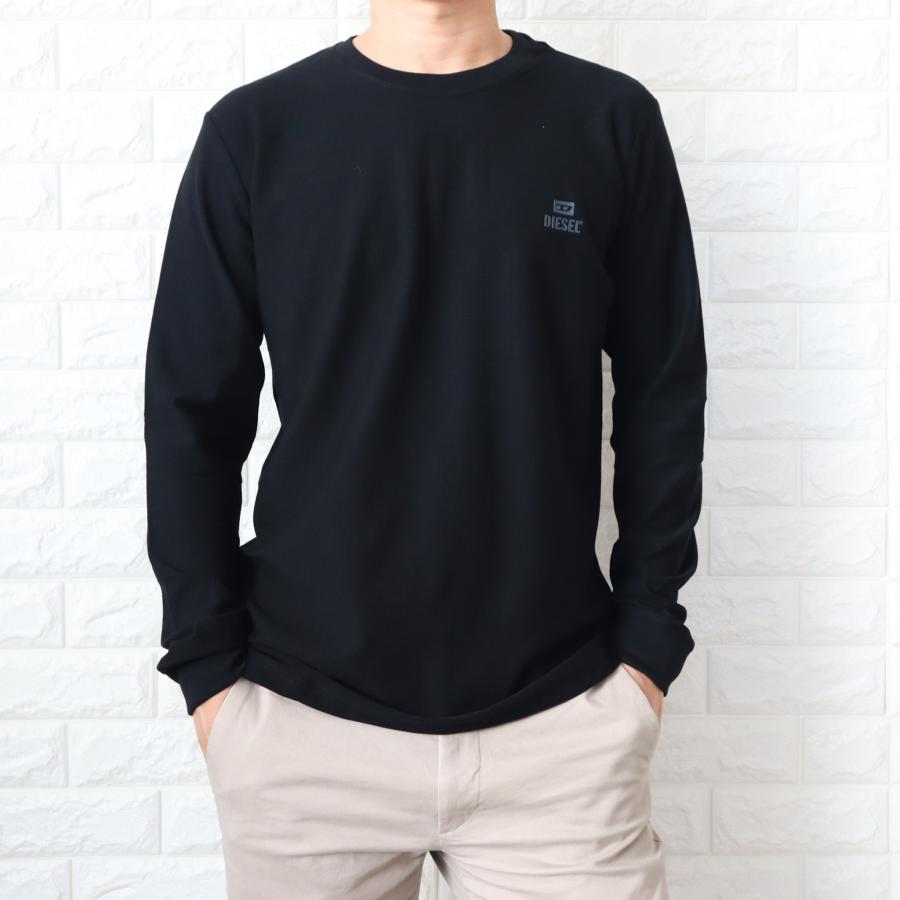 DIESEL ディーゼル ロンT 長袖 Tシャツ メンズ ブラック DIESEL ディーゼル ロンT 長袖 Tシャツ メンズ ブラック