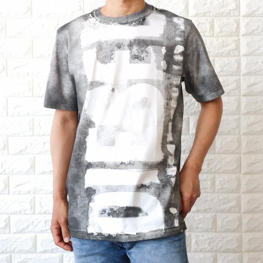 DIESEL 【並行輸入品】ディーゼル 半袖 Tシャツ メンズ グレー