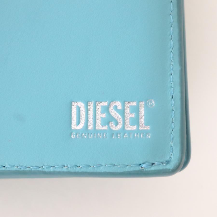 DIESELディーゼル 三つ折り財布 水色 DIESELディーゼル 三つ折り財布 水色