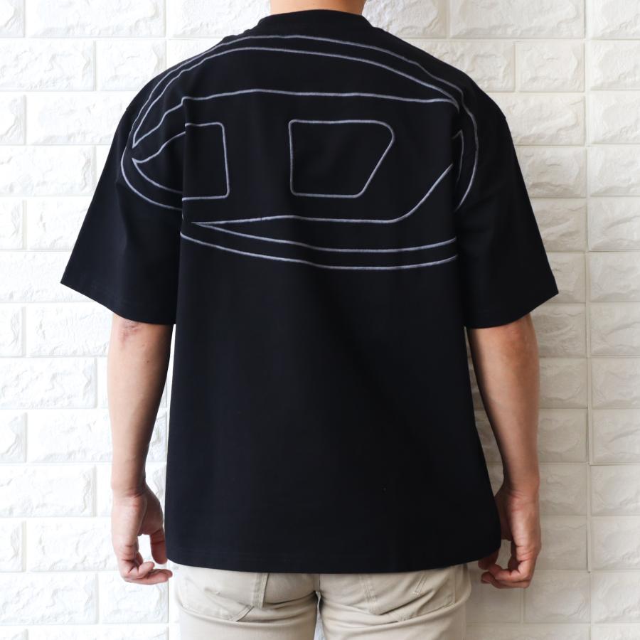 DIESEL ブラック Tシャツ 半袖 ディーゼル DIESEL Tシャツ （BLACK） -waja bazar - 海外