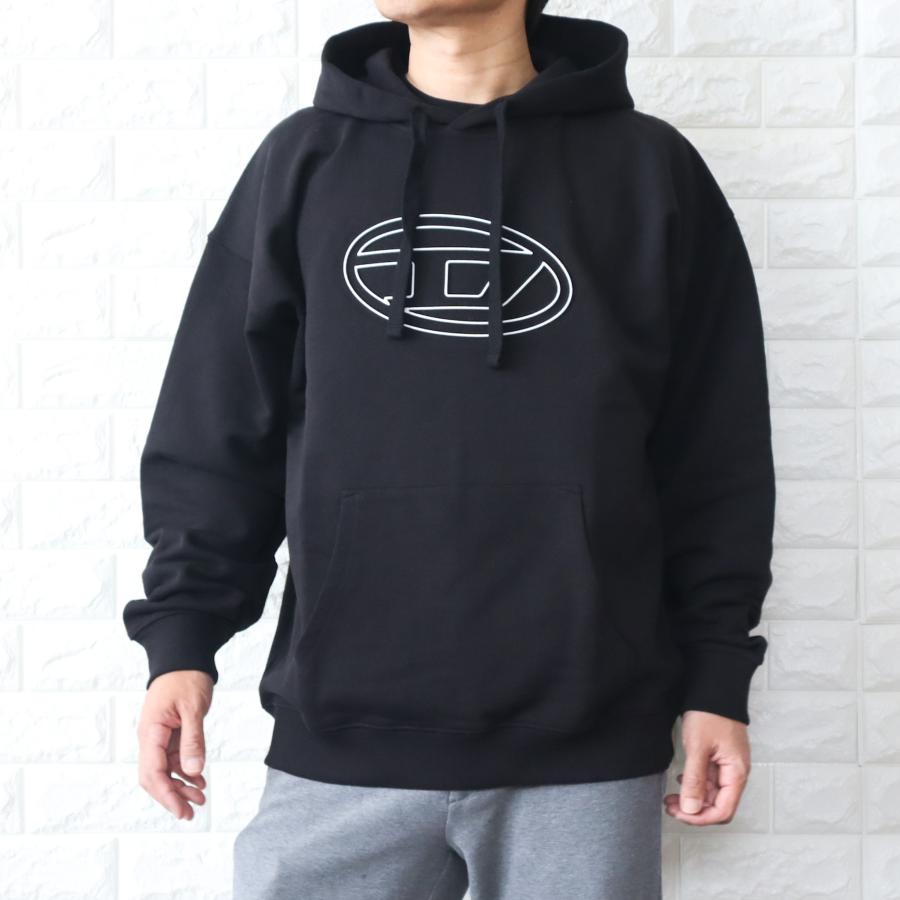 DIESEL 【並行輸入品】ディーゼル パーカー メンズ ブラック