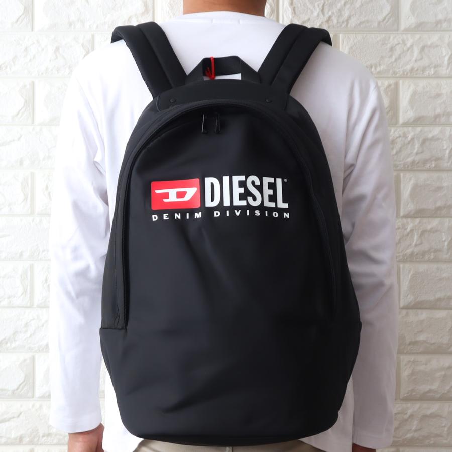 DIESEL リュック ディーゼルDロゴ ブラック バックパック DIESEL（ディーゼル） 【並行輸入品】ディーゼル バックパック メンズ