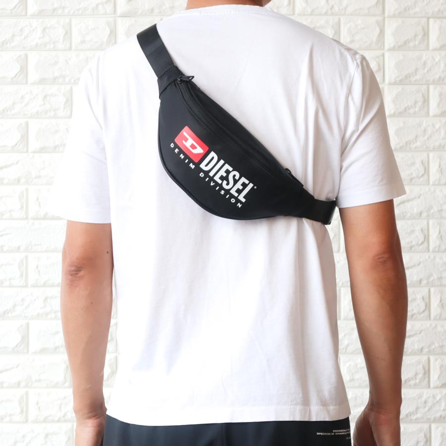 DIESEL ボディバッグ ウエストポーチ ブラック DIESEL（ディーゼル） 【並行輸入品】ディーゼル ボディバッグ メンズ