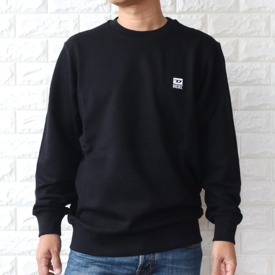 DIESEL トレーナー ロゴデザイン ブラック DIESEL（ディーゼル） 【並行輸入品】ディーゼル スウェットシャツ