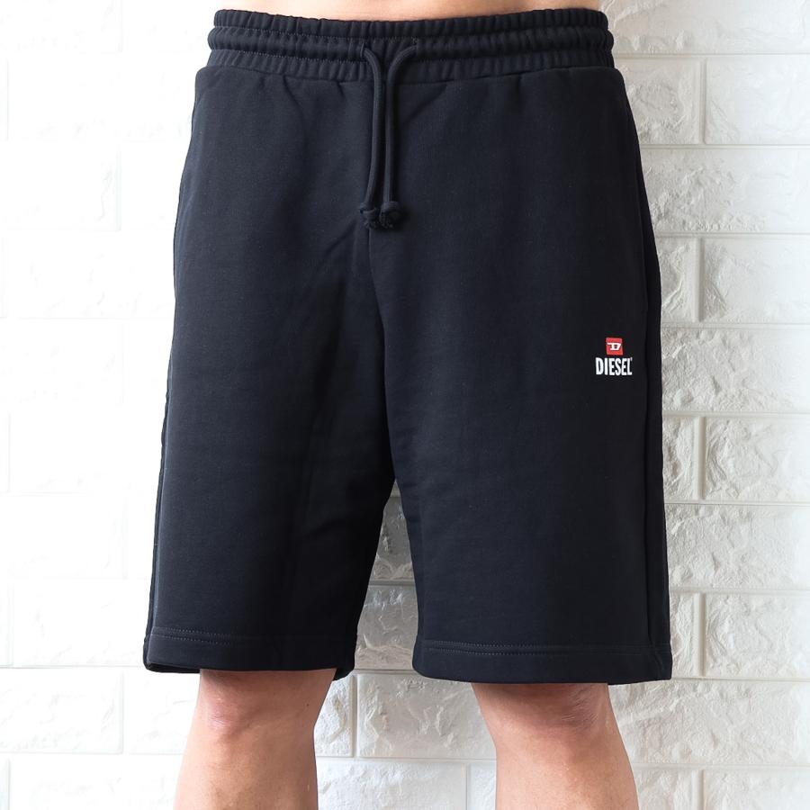 新品　DIESEL ブラックショートパンツ S DIESEL（ディーゼル） 【並行輸入品】ディーゼル ハーフパンツ
