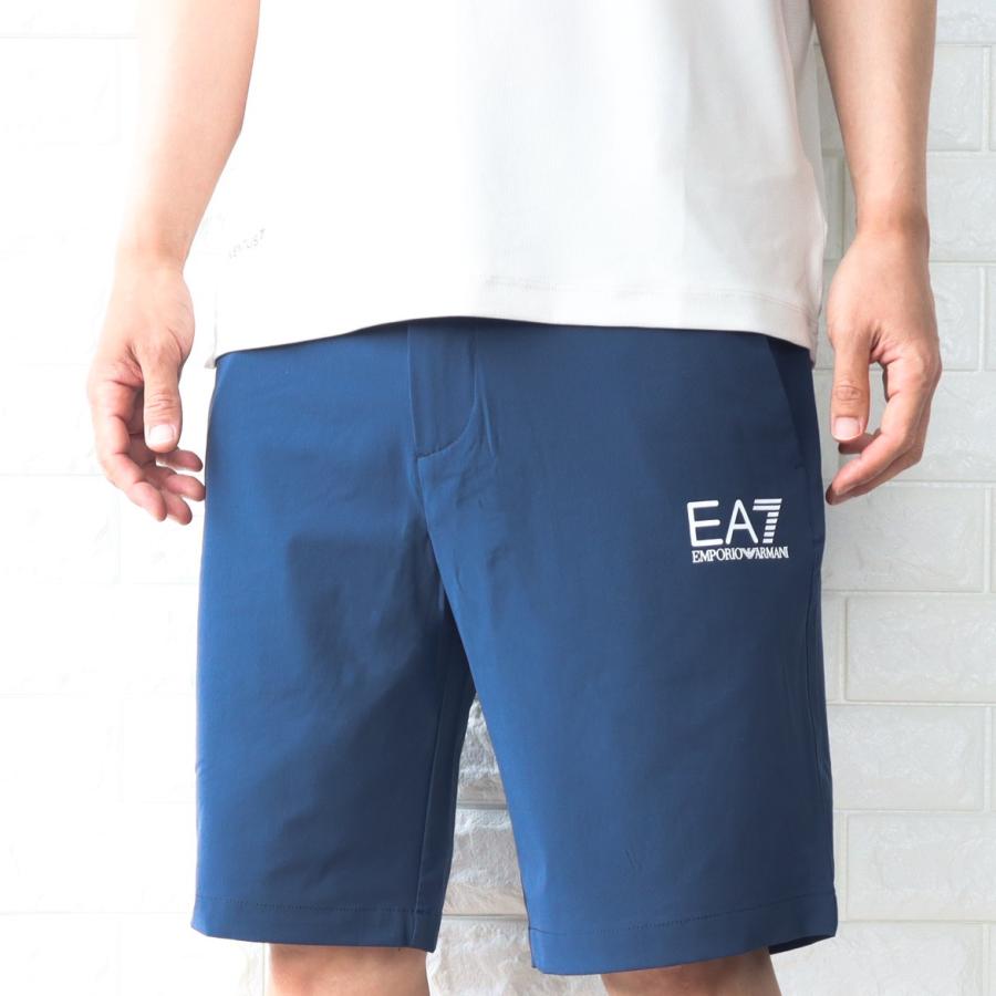 ゴルフウエア ショートパンツ ハーフパンツ 短パン 夏 メンズ ブラック ネイビー EA7 ストレッチ ロゴ エンポリオ アルマーニ EMPORIO ARMANI｜meraviglie｜09