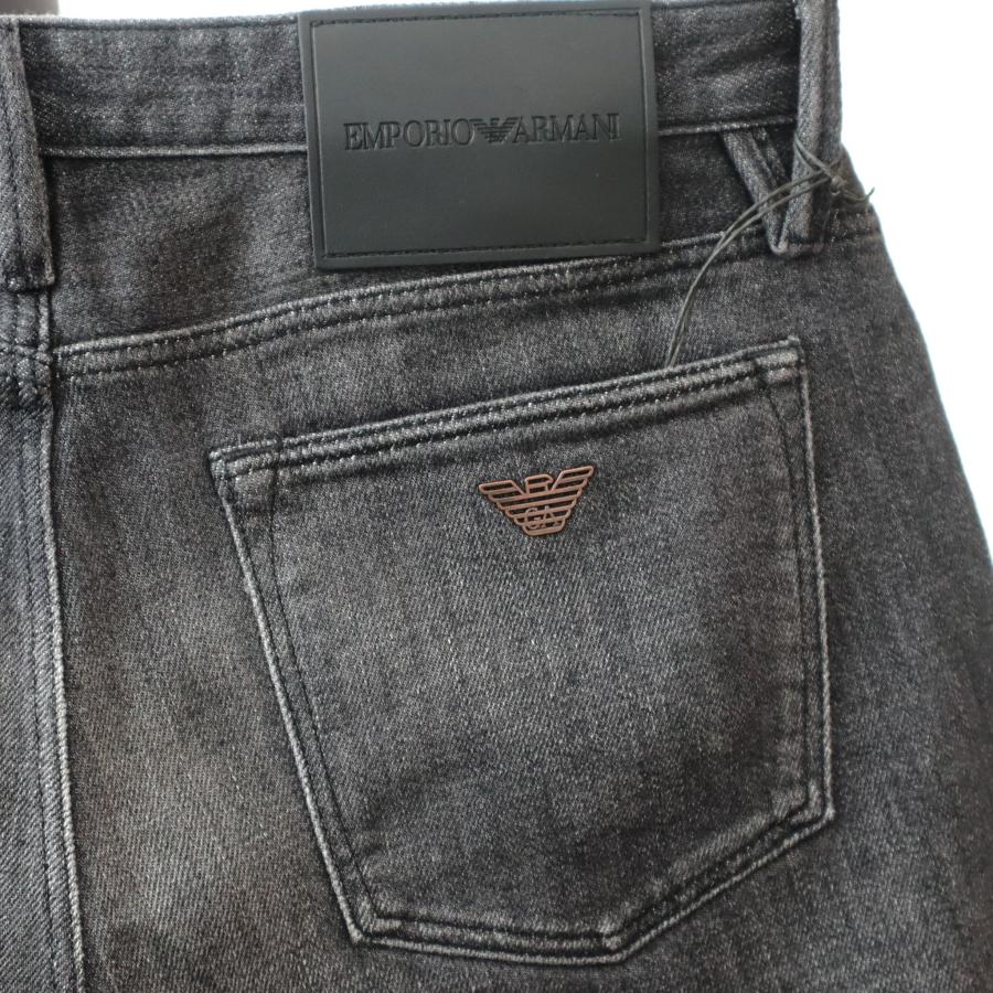 美品　イタリア製　GIORGIO ARMANI ブラック　デニム　パンツ　スリム EMPORIO ARMANI 【並行輸入品】エンポリオ アルマーニ デニム メンズ