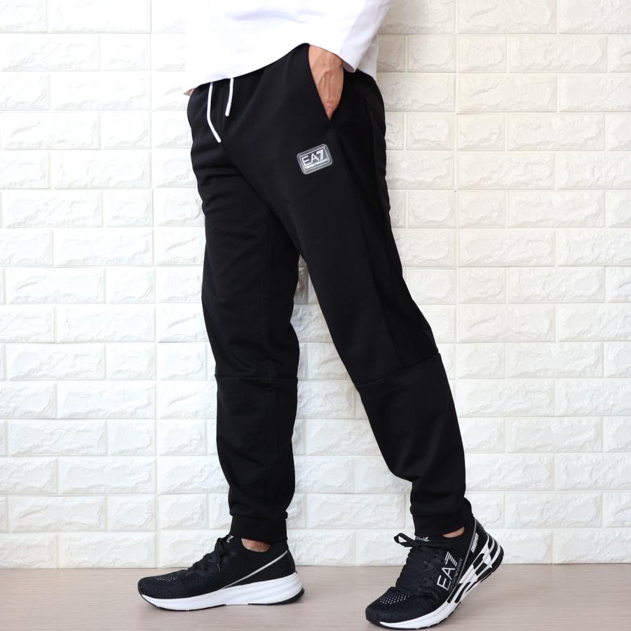 【並行輸入品】スウェットパンツ メンズ エンポリオ アルマーニ EMPORIO ARMANI EA7 ブラック ロゴ ジョガーパンツ 3RPP74 PJMHZ 1200_3