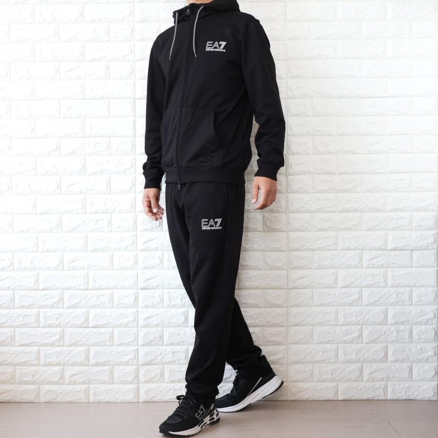 EA7 ブラック　セットアップ EMPORIO ARMANI 【並行輸入品】セットアップ 上下セット メンズ EA7