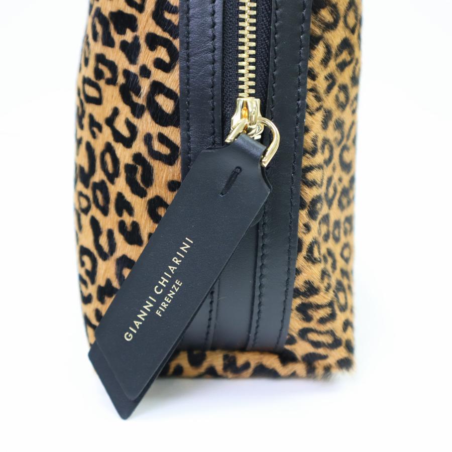 【真由美様】ジャンニキアリーニ アリファ M 2way ショルダー レオパード GIANNI CHIARINI ジャンニ キアリーニ ショルダーバッグ ヒョウ