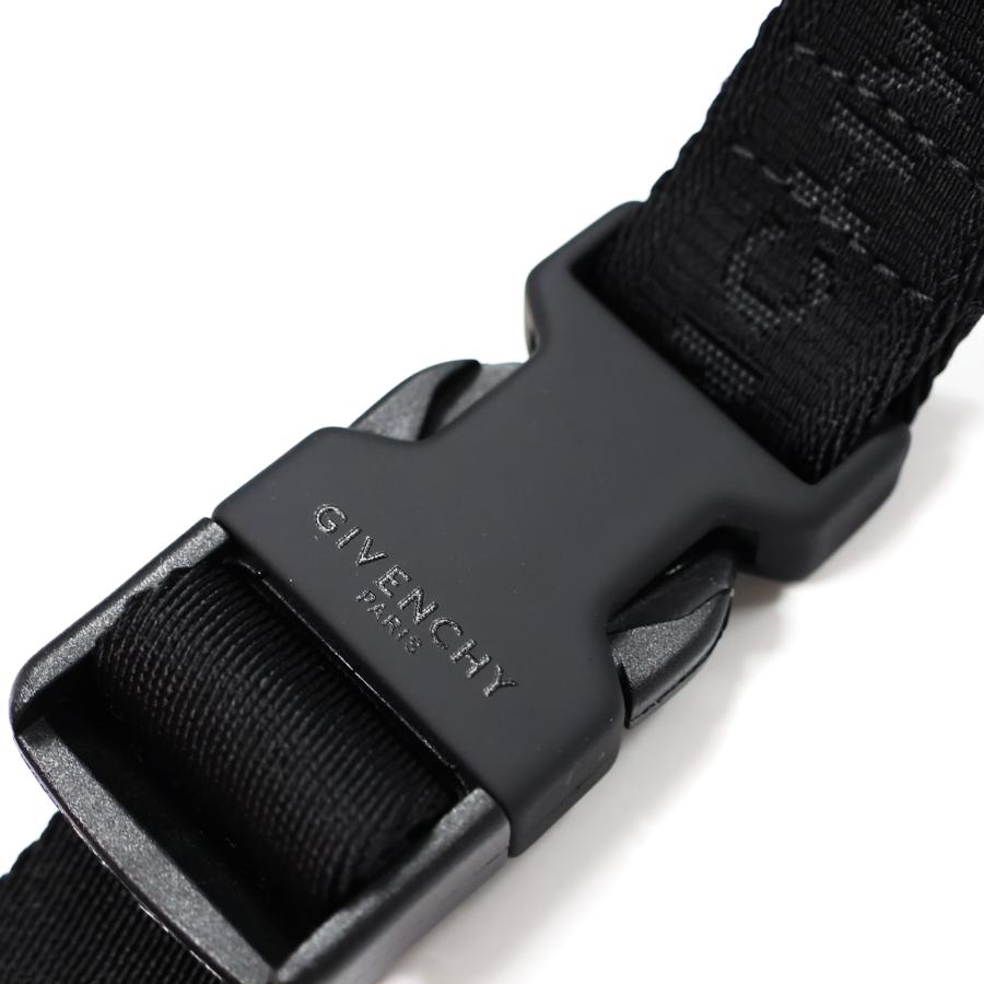 【並行輸入品】GIVENCHY ジバンシー クロスボディバッグ メンズ ブラック メタルロゴ ナイロン BK50F8K1ZL 001の画像