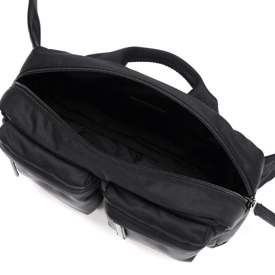 【並行輸入品】GIVENCHY ジバンシー クロスボディバッグ メンズ ブラック メタルロゴ ナイロン BK50F8K1ZL 001の画像
