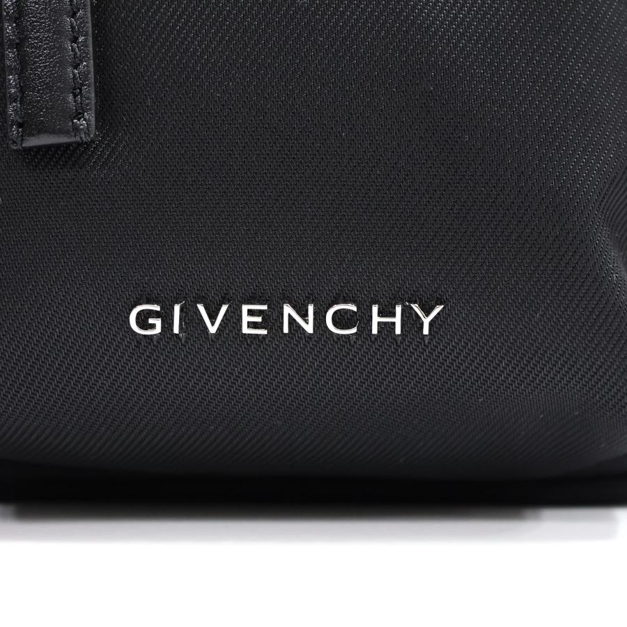 【並行輸入品】GIVENCHY ジバンシー クロスボディバッグ メンズ ブラック メタルロゴ ナイロン BK50F8K1ZL 001の画像