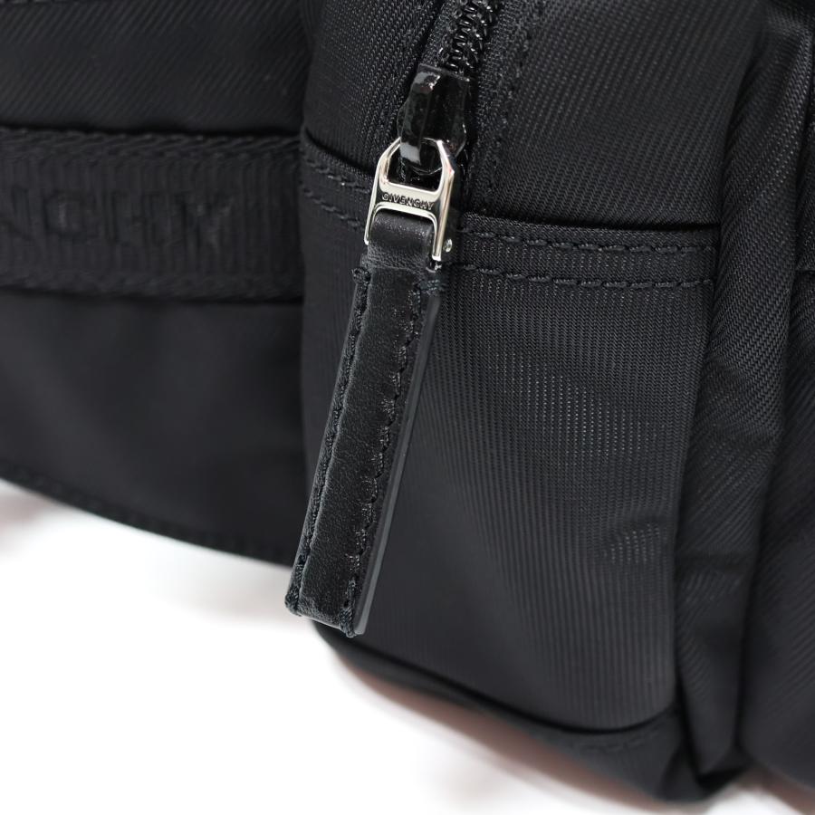 【並行輸入品】GIVENCHY ジバンシー クロスボディバッグ メンズ ブラック メタルロゴ ナイロン BK50F8K1ZL 001の画像