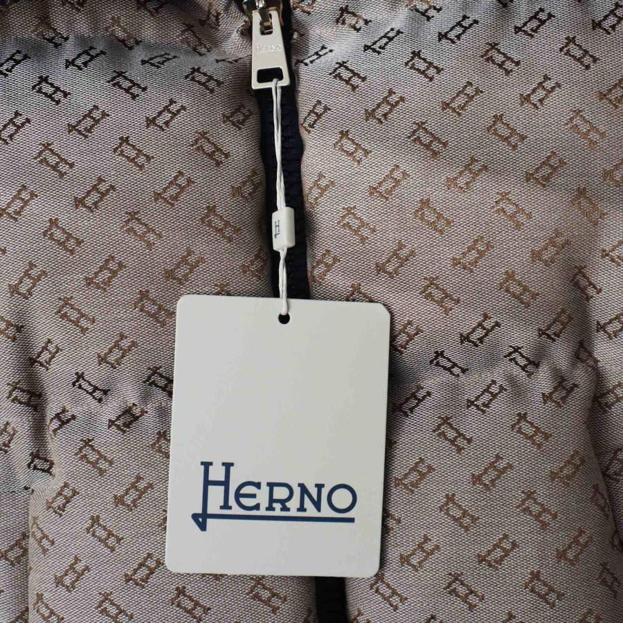 HERNO ヘルノ ダウンジャケット レディース キャメル モノグラム HERNO ヘルノ ダウンジャケット レディース キャメル モノグラム