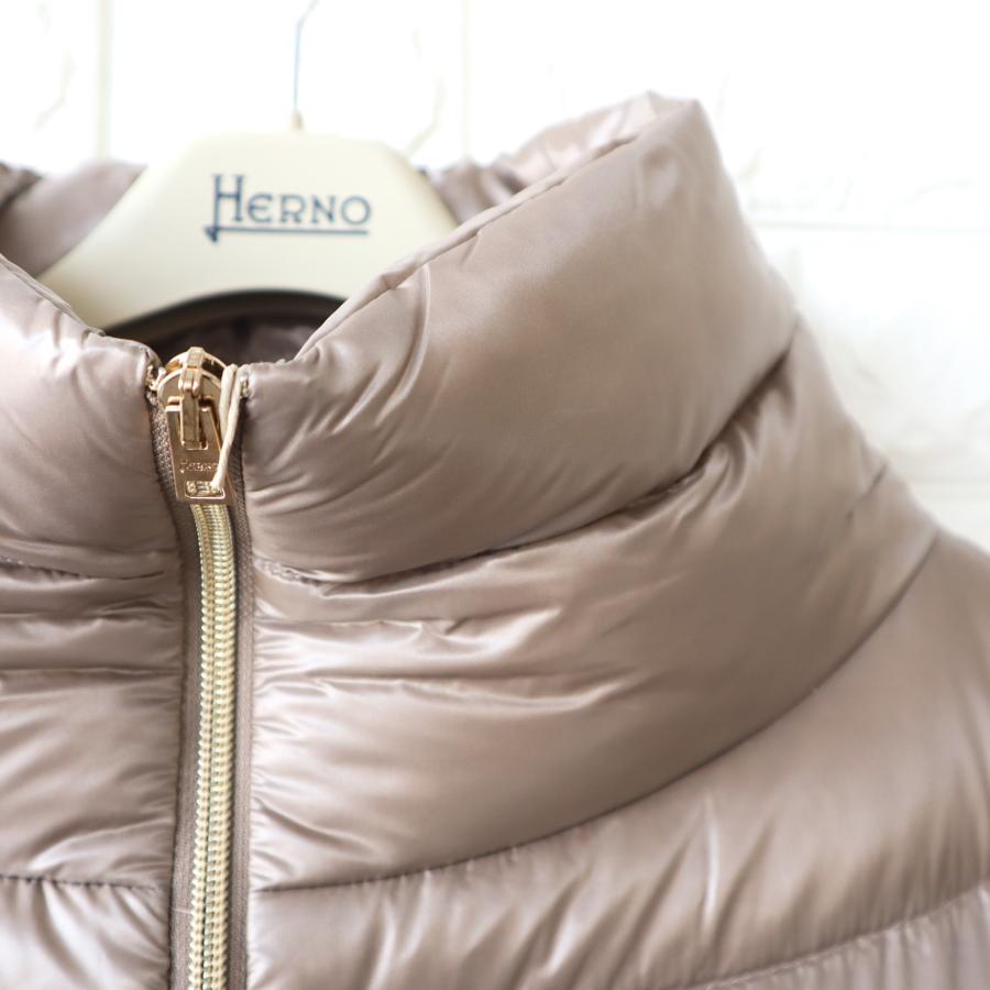 HERNO 【並行輸入品】ヘルノ ダウンコート レディース ライトトープ