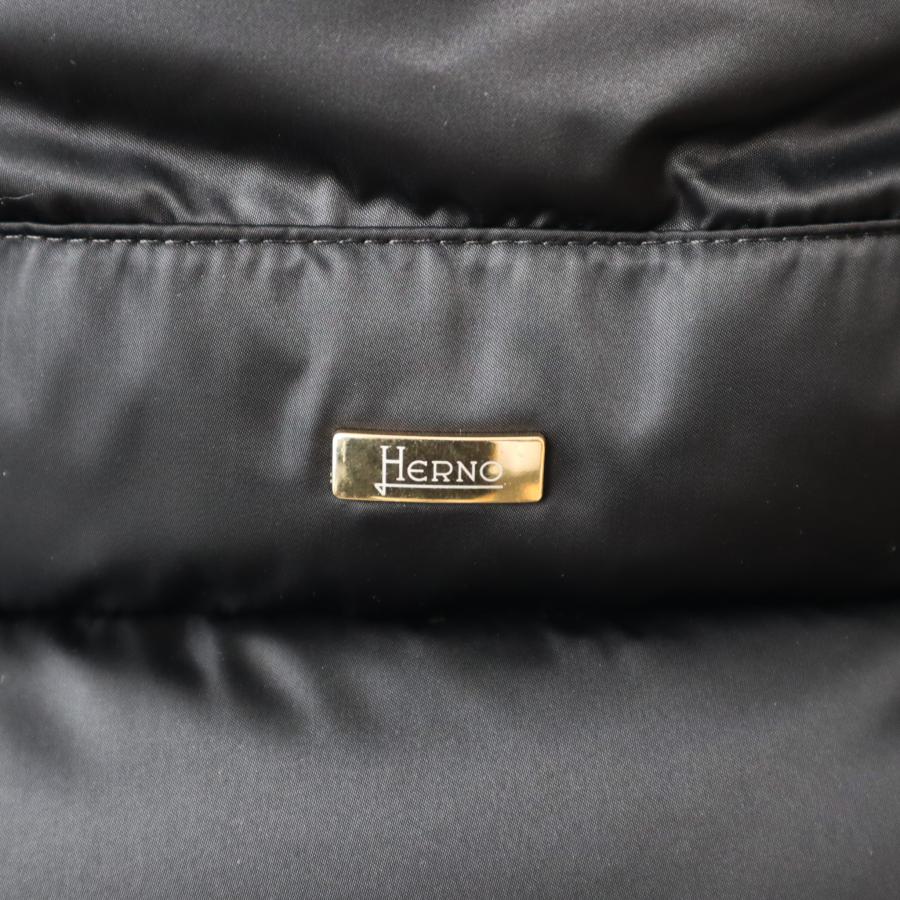【並行輸入品】ヘルノ ダウンジャケット レディース ブラック 黒 HERNO サテン PI001936D 12170Z RASOの画像