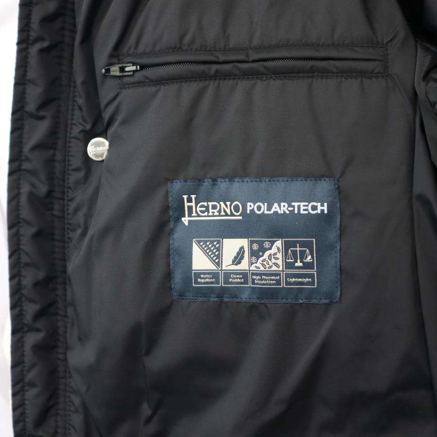 【並行輸入品】ヘルノ ダウンジャケット メンズ ブラック グレー HERNO ヘルノ ポーラテック PI001140U 12004Zの画像