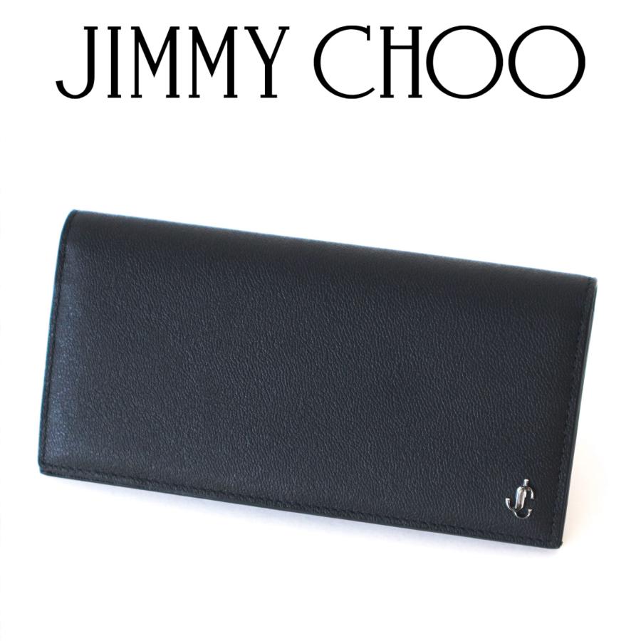 【新品】JIMMY CHOO/長財布 /ブラック/レザー JIMMY CHOO ジミーチュウ 財布 長財布 ラウンドファスナー