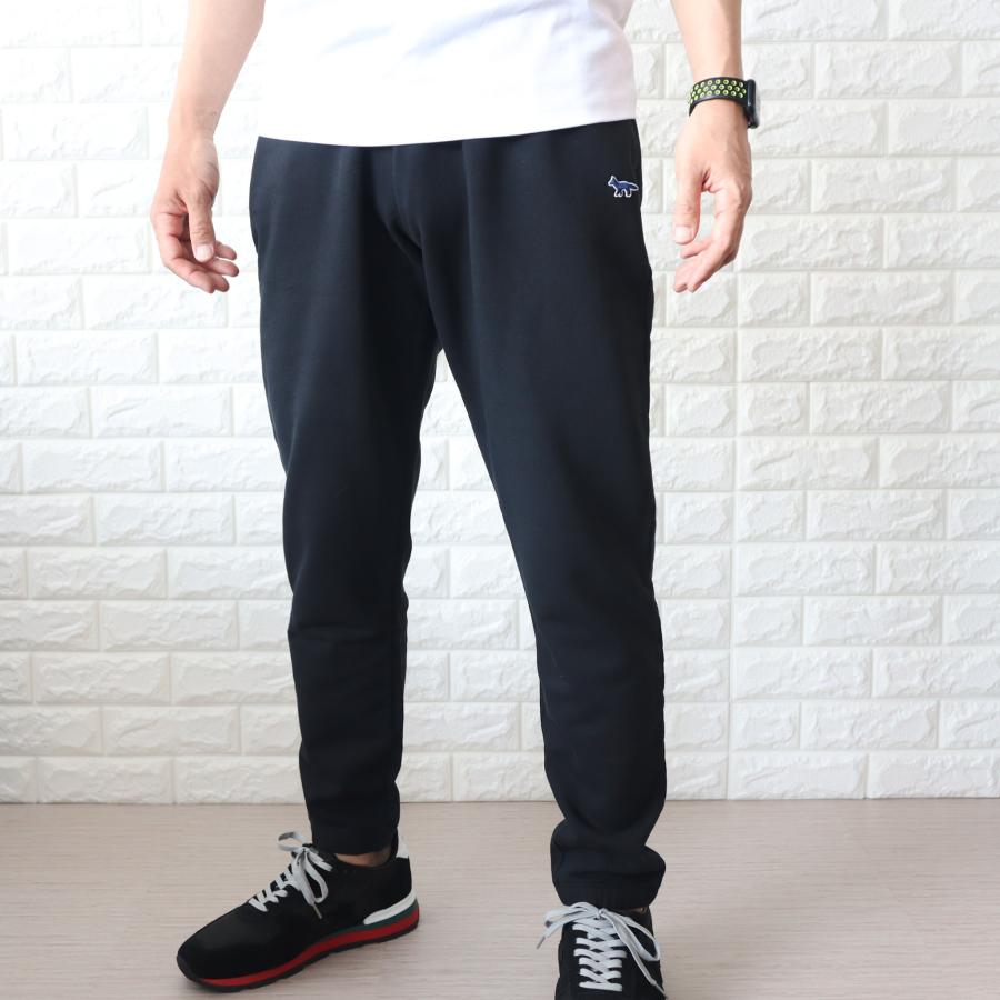 MAISON KITSUNE メゾンキツネ FOX スウェット ジョガーパンツ BLACK 