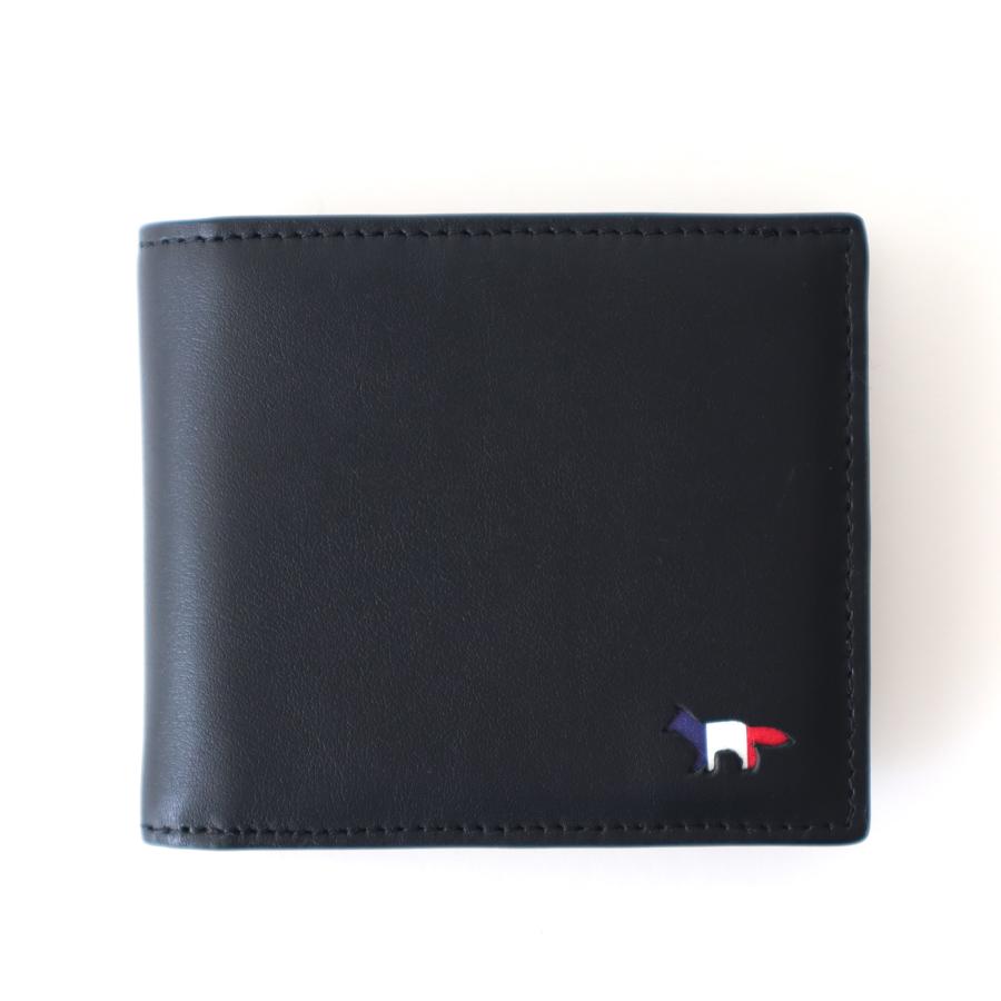 MAISON KITSUNE メゾンキツネ 財布 メンズ 二つ折り 小銭入れ付 MAISON KITSUNE メゾンキツネ 財布 メンズ 二つ折り 小銭入れ付