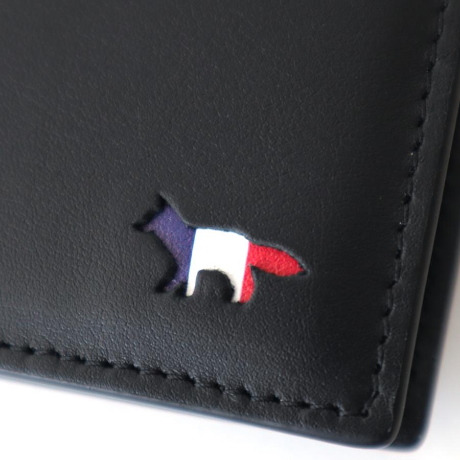 MAISON KITSUNE メゾンキツネ 財布 メンズ 二つ折り 小銭入れ付 MAISON KITSUNE メゾンキツネ 財布 メンズ 二つ折り 小銭入れ付