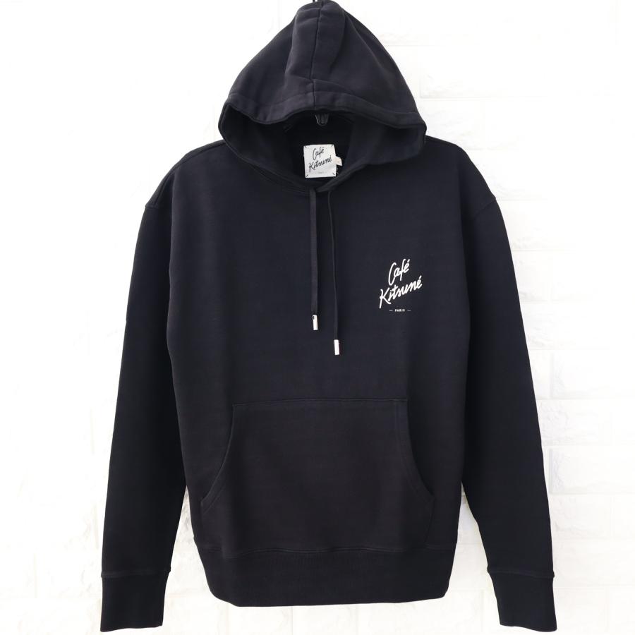 メゾンキツネ パーカー スウェット メンズ ブラック 黒 MAISON KITSUNE 