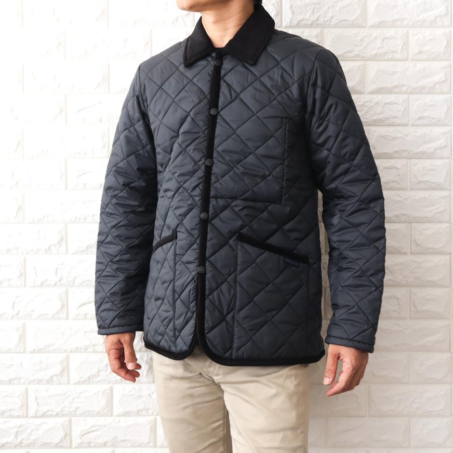 LAVENHAM ラベンハム キルティングジャケット メンズ ブラック LAVENHAM ラベンハム キルティングジャケット メンズ ブラック