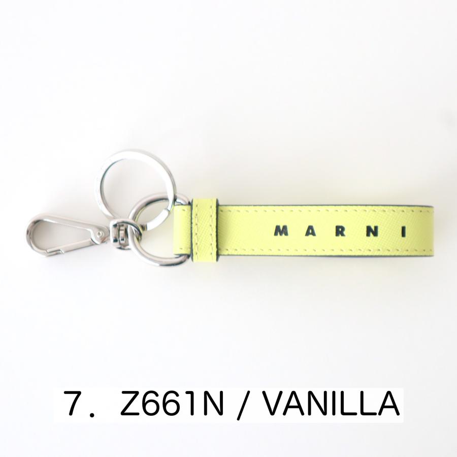 MARNI マルニ キーホルダー キーリング メンズ ロゴ レザー 本革 MARNI マルニ キーホルダー キーリング メンズ ロゴ レザー 本革