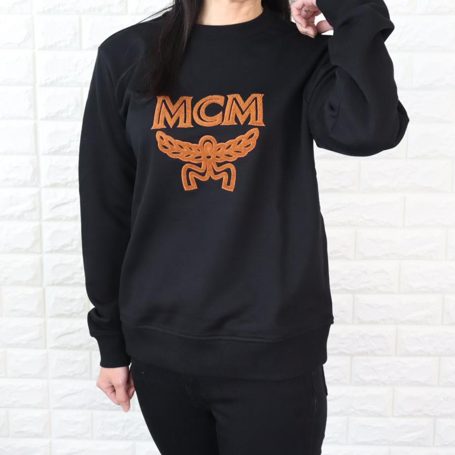 MCM スウェット　トレーナー　ロゴ　ブラック　モノグラム　スウェットシャツ　S MCM 【並行輸入品】MCM エムシーエム ロゴ スウェットシャツ
