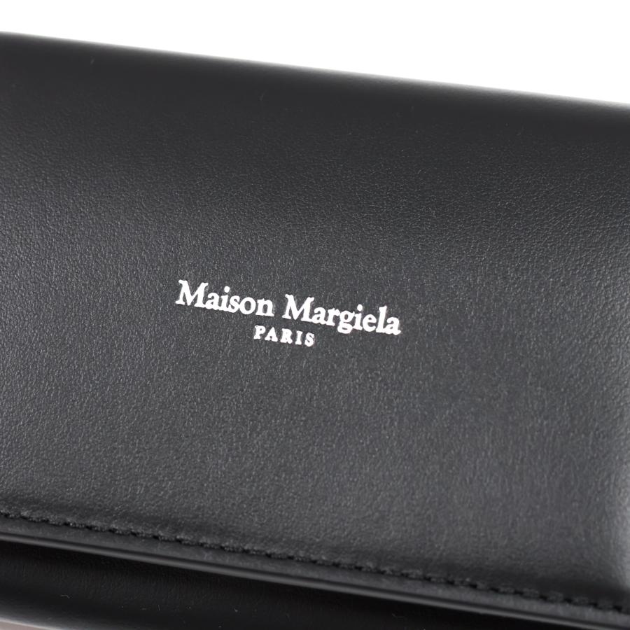 【並行輸入品】メゾンマルジェラ ２つ折り財布 ブラック MAISON MARGIELA ミニ財布 SA2UI0014 P8729 H1145の画像