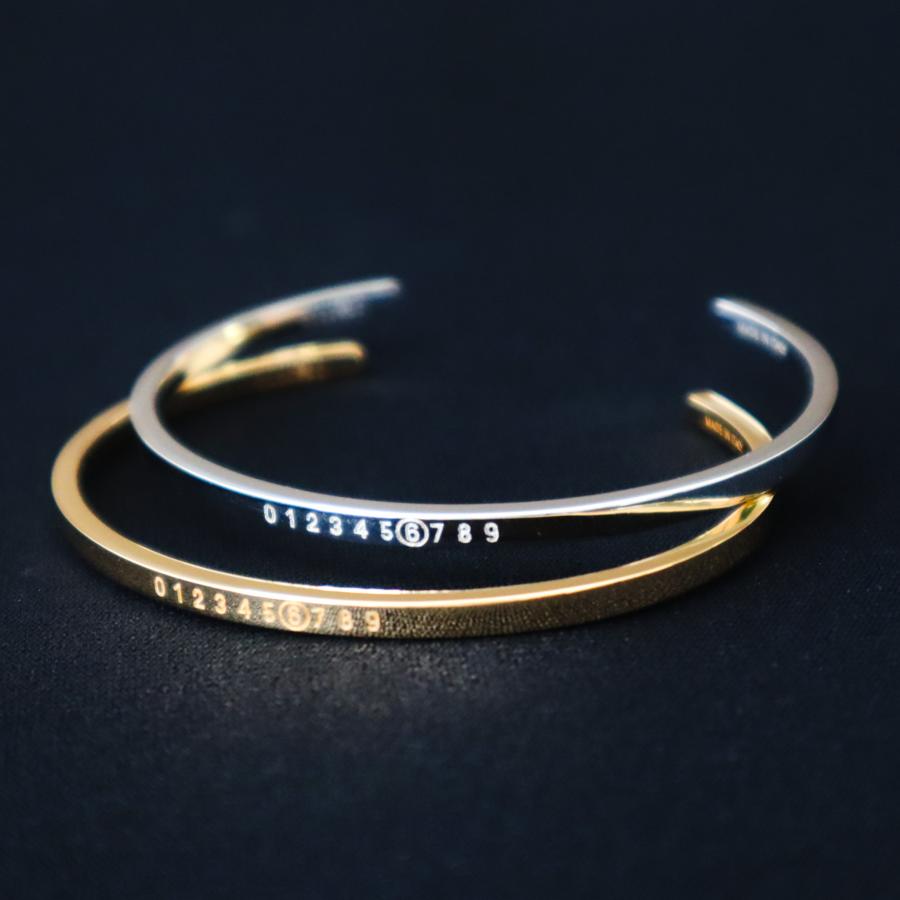 MM6 【並行輸入品】MM6 カフブレスレット Numeric ミニマル
